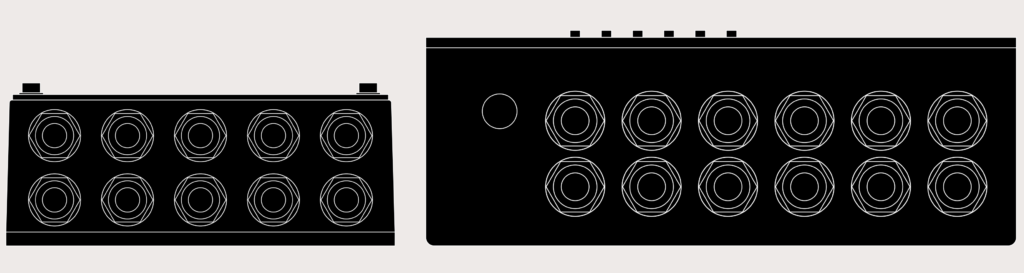 Size comparison of HYDRA4X with a well-known competitor product