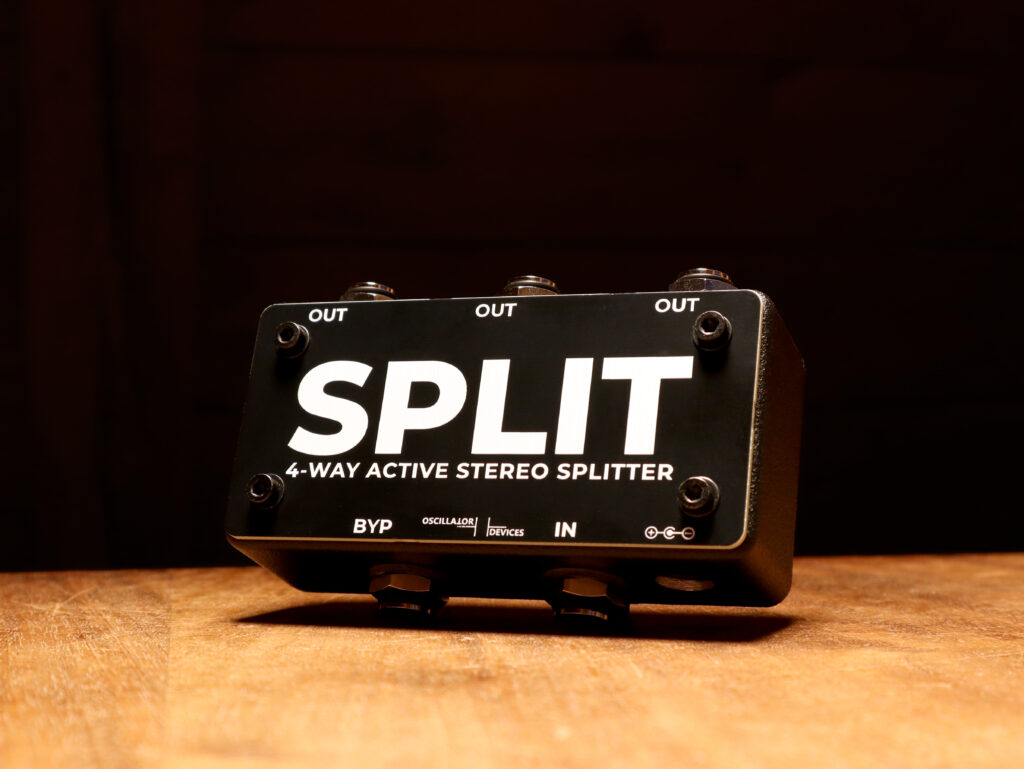 SPLIT - 4-way active stereo audio splitter